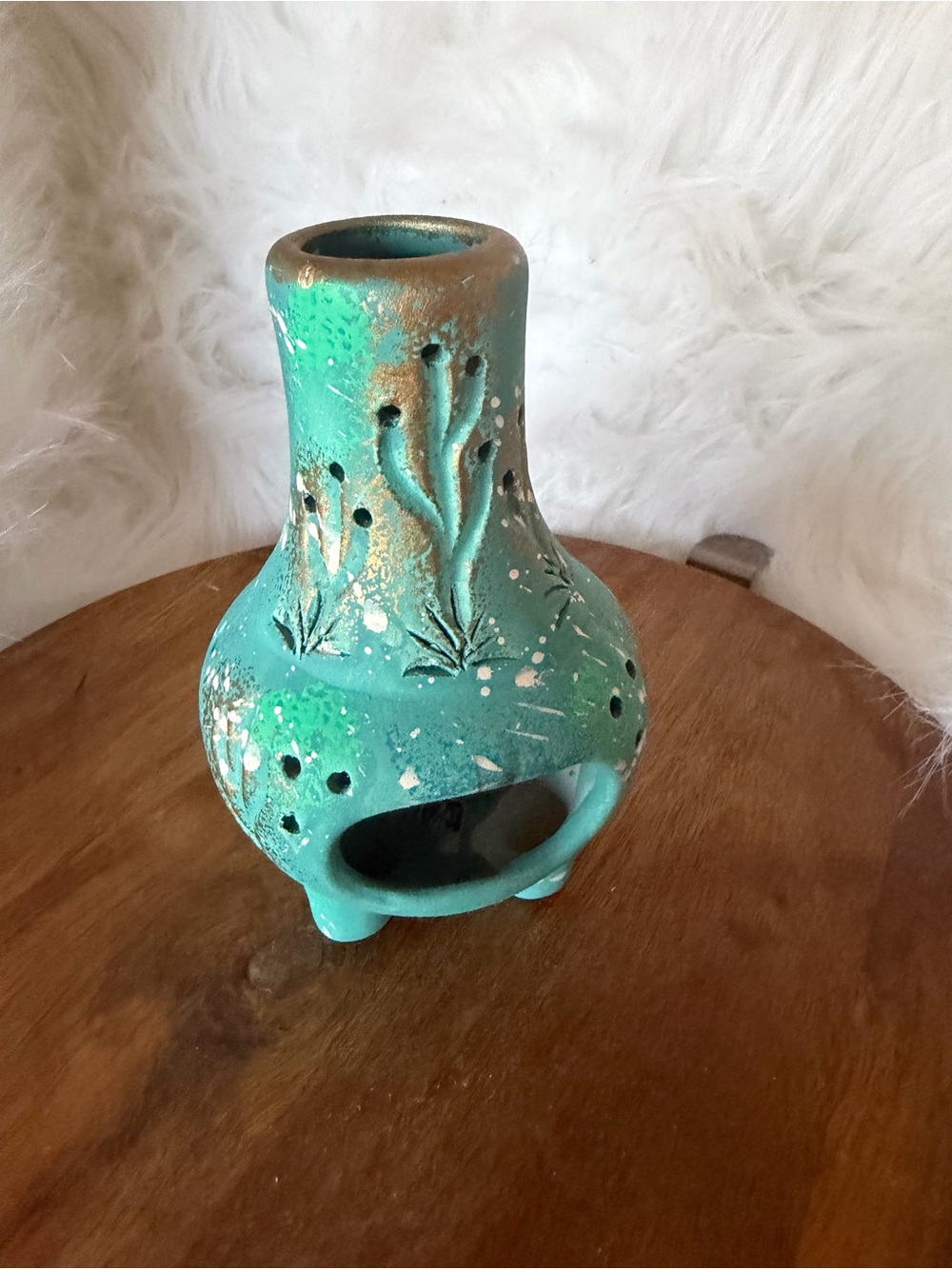 Handmade Tabletop Chimenea